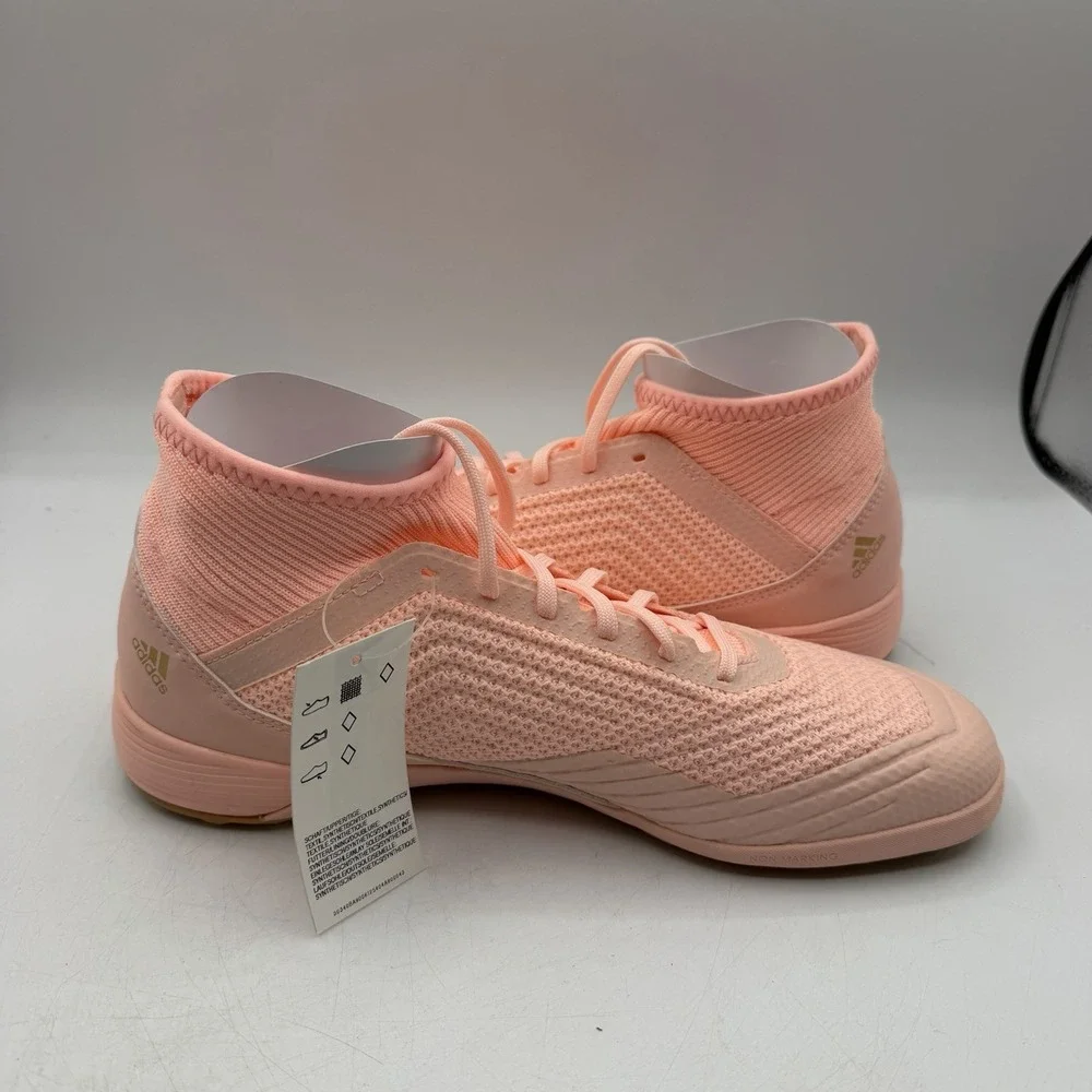 Adidas Predator Tango 18.3 Indoor Soccer Cleats Mens 9.5 Pink/Brown Shoes DB2127